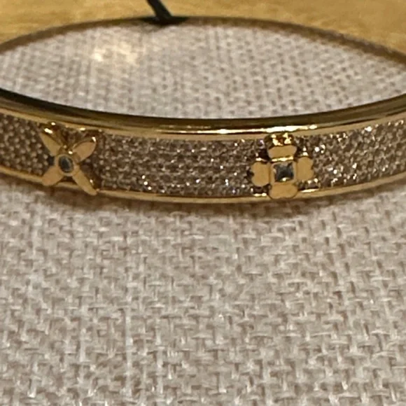 kate spade Gold and Silver Floral Bangle - Picture 2 of 4